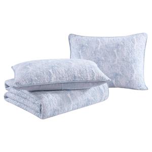 Tommy Bahama Distressed Water Leaves Cotton Reversible Quilt Set alternate view