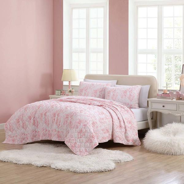 Betsey Johnson Butterfly Ombre 3pc. Reversible Quilt Set