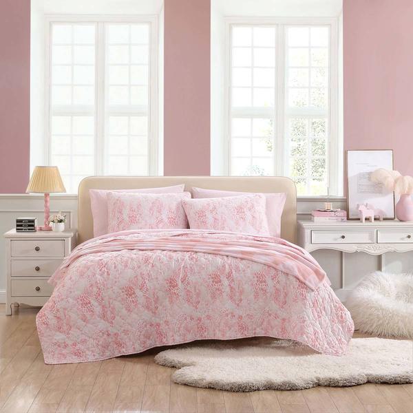 Betsey Johnson Butterfly Ombre 3pc. Reversible Quilt Set alternate view