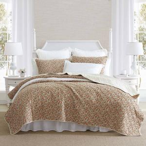 Laura Ashley(R) Loveston Cotton Reversible 3pc. Quilt Set