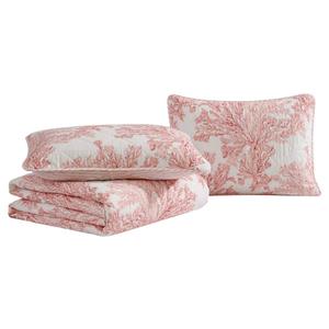 Tommy Bahama Coral Garden Cotton Reversible 3pc. Quilt Set alternate view