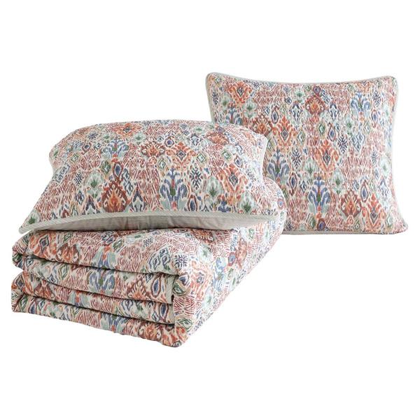 Tommy Bahama Ikat Tropics Reversible 3pc. Quilt Set alternate view
