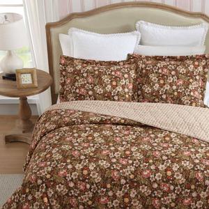 Laura Ashley(R) Marta Reversible Cotton 3pc. Quilt Set alternate view