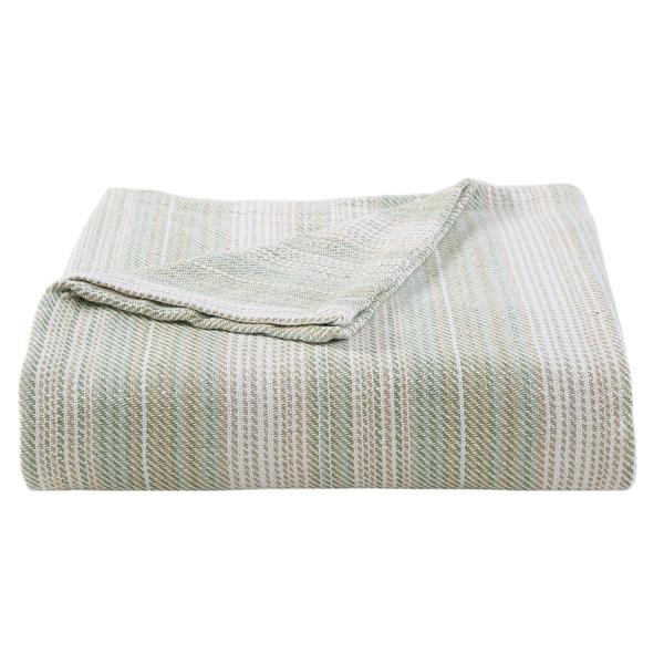 Tommy Bahama Sandy Shore Stripe Cotton Blanket