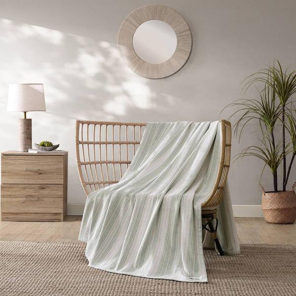 Tommy Bahama Sandy Shore Stripe Cotton Blanket alternate view