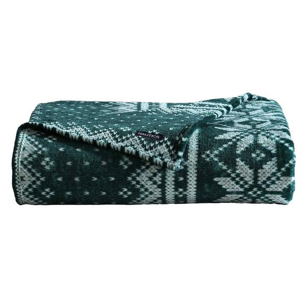 Nautica Fair Isle Texture Blanket