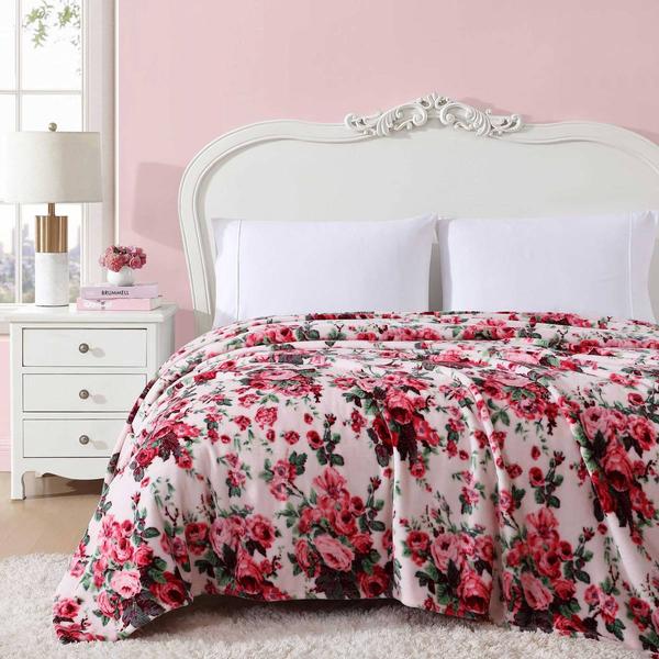 Betsey Johnson Vintage Floral Blanket alternate view