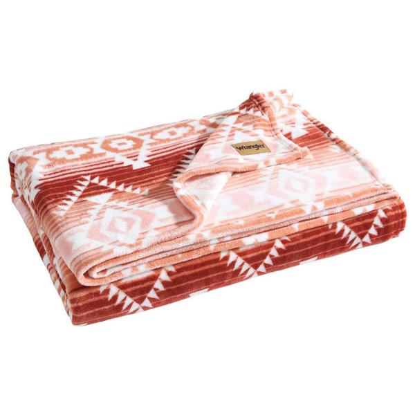 Wrangler Jericho Ultra Soft Plush Peach Blanket