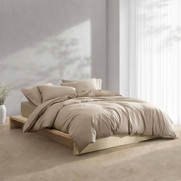 Calvin Klein Washed Percale Cotton 3pc. Duvet Cover Set