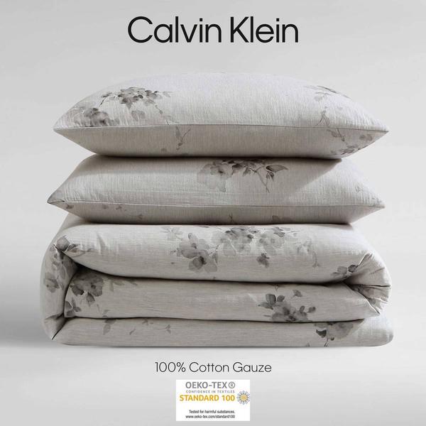 Calvin Klein Aquarelle Floral Cotton 3pc. Duvet Cover Set alternate view