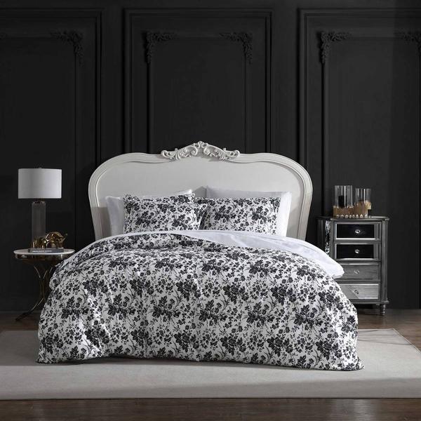 Betsey Johnson Betseys Toile Microfiber Twin Duvet Cover Set alternate view