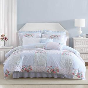 Laura Ashley(R) Hope Patchwork Reversible Duvet Cover Set