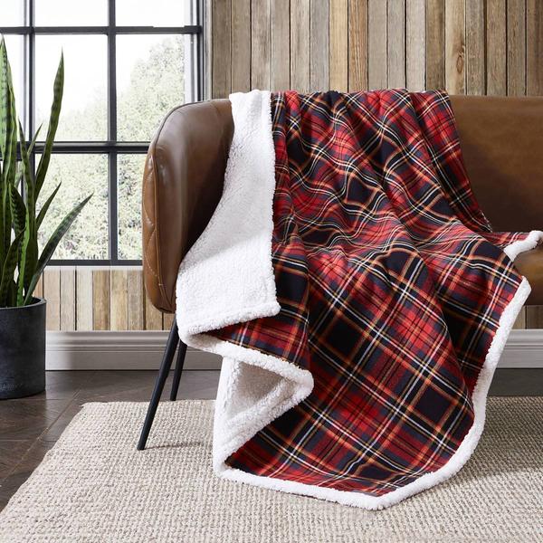 Eddie Bauer Mountain Tartan Cotton Reversible Throw alternate view