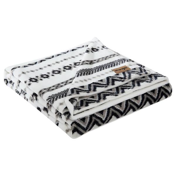 Wrangler Diamond Trail Plush Fleece Reversible Throw alternate view