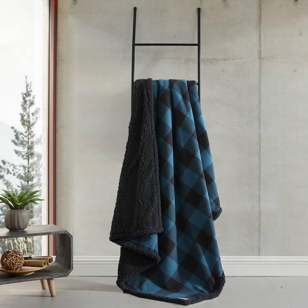 Eddie Bauer Cabin Plaid Cotton Reversible Throw alternate view