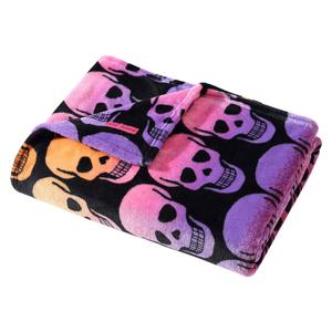 Betsey Johnson Skull Ombre Throw