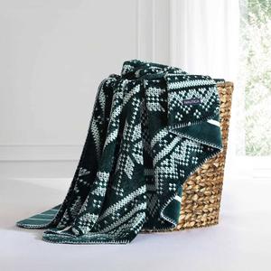 Nautica Fair Isle Texture Reversible Throw alternate view