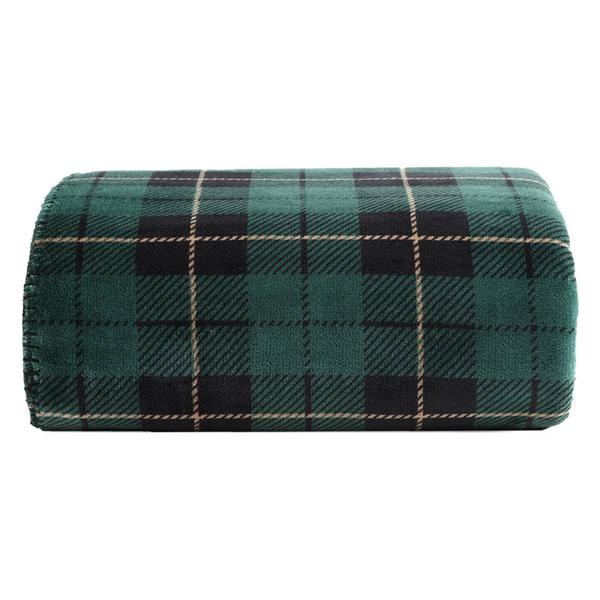 Eddie Bauer Capitol Hill Plush-Fleece Reversible Throw