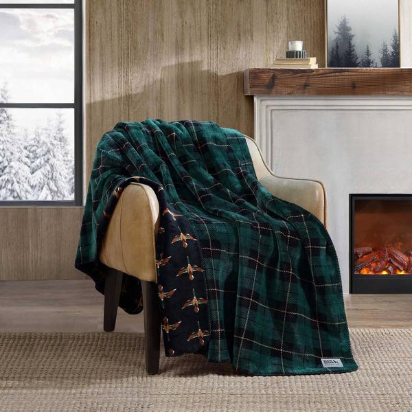Eddie Bauer Capitol Hill Plush-Fleece Reversible Throw alternate view