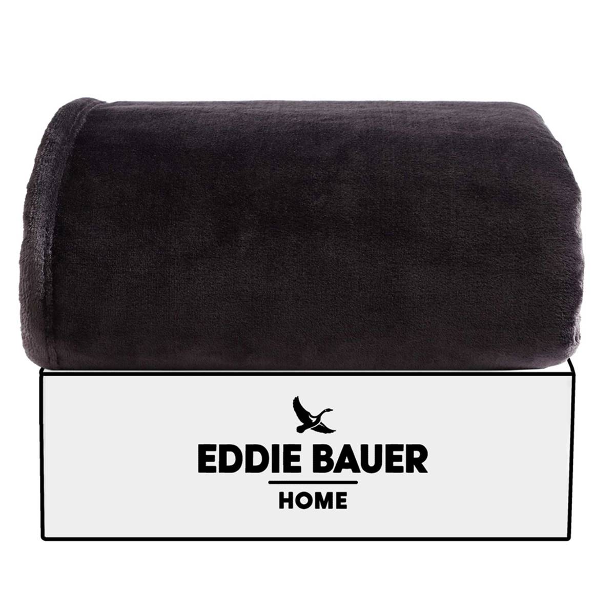 Eddie Bauer Ultra Lux Plush Solid Reversible Throw