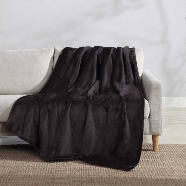 Eddie Bauer Ultra Lux Plush Solid Reversible Throw alternate view