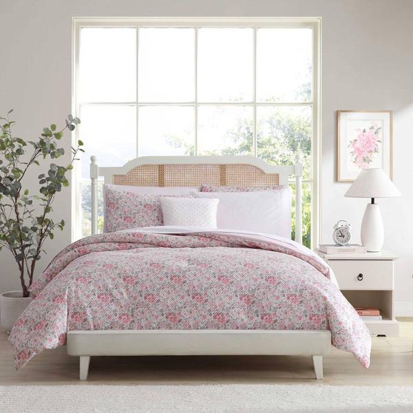 Laura Ashley(R) Quartet 8pc. Reversible Microfiber Bed In A Bag