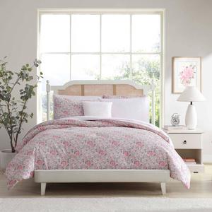 Laura Ashley(R) Quartet 8pc. Reversible Microfiber Bed In A Bag