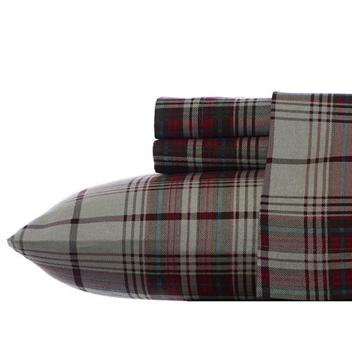 Eddie Bauer(R) Montlake Plaid Flannel Sheet Set