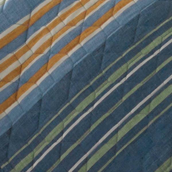 Eddie Bauer Yakima Valley Stripe Persimmon 136TC. Quilt Set alternate view