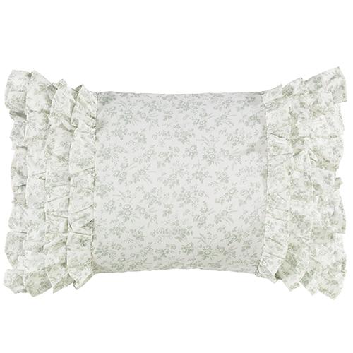 Laura Ashley(R) Harper Ruffled Breakfast Decorative Pillow - 14x20