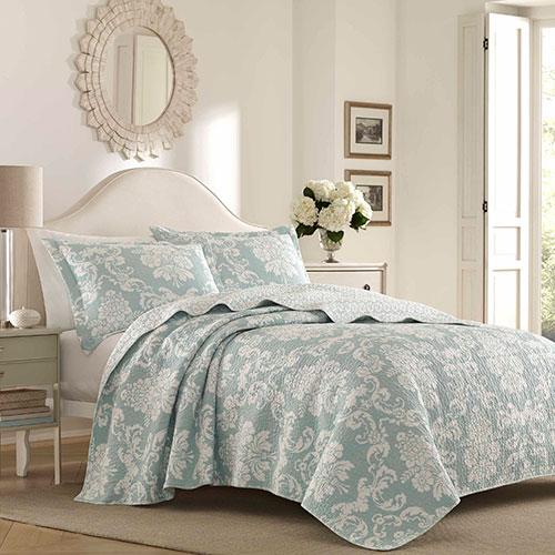 Laura Ashley(R) Venetia Reversible Quilt Set