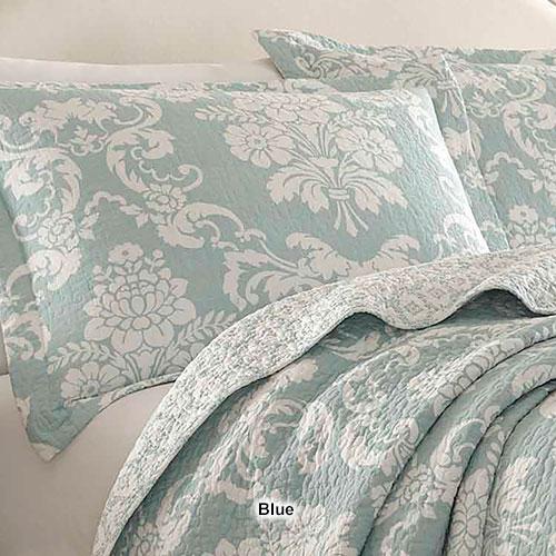 Laura Ashley(R) Venetia Reversible Quilt Set alternate view