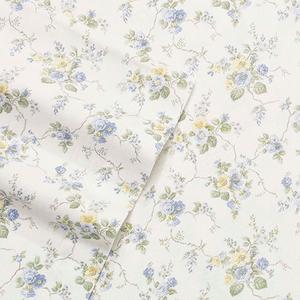 Laura Ashley(R) Le Fleur Flannel Sheet Set alternate view