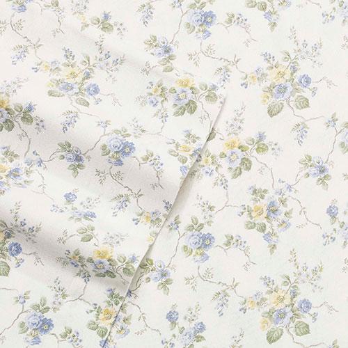 Laura Ashley(R) Le Fleur Flannel Sheet Set alternate view