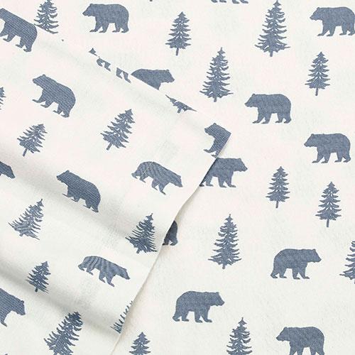 Eddie Bauer Bears & Trees Flannel Sheet Set alternate view