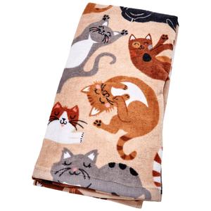 Kitten Toss Fiber Reactive Kitchen Towel