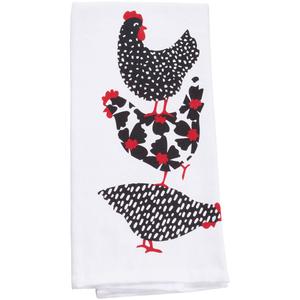 Chickens Graphic Kitchen Towel