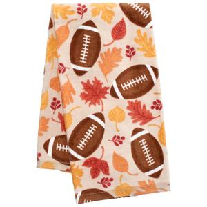 Football & Leaves Kitchen Towel