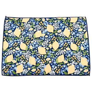 Crammed Lemon Floral Drying Mat