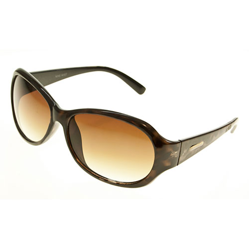 Womens Nine West Plastic Medium Oval Sunglasses