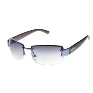 Womens Nine West Metal Half Rimless Rectangle Sunglasses