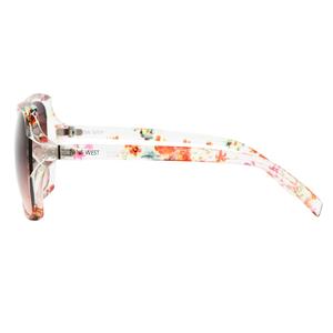 Womens Nine West Square Floral Sunglasses alternate view