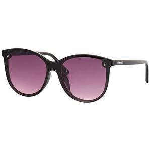Womens Nine West Tortoise Square Sunglasses - Black alternate view