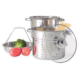 Healthy Living by Select Home 12qt. Stockpot/Steamer 4pc. Set alternate view