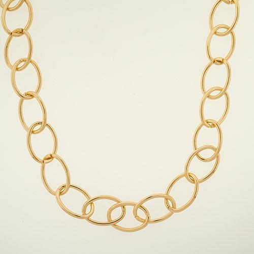 Wearable Art Gold-Tone Large Links Necklace
