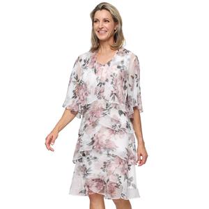 slny dresses Blush Lace Fit-and-Flare Cocktail Dress and you Sl Fashions Plus Size Flutter-Sleeve