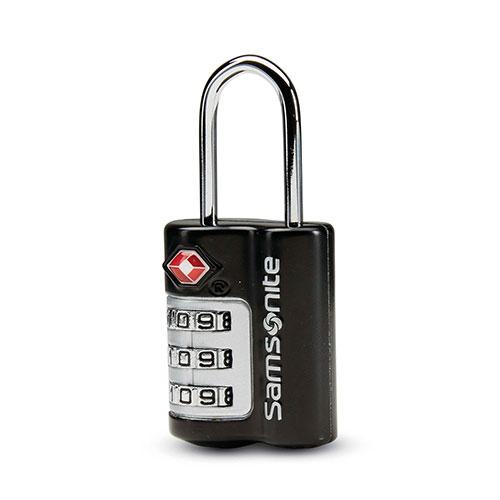 Samsonite 3 Dial Travel Sentry Combo Lock-Black