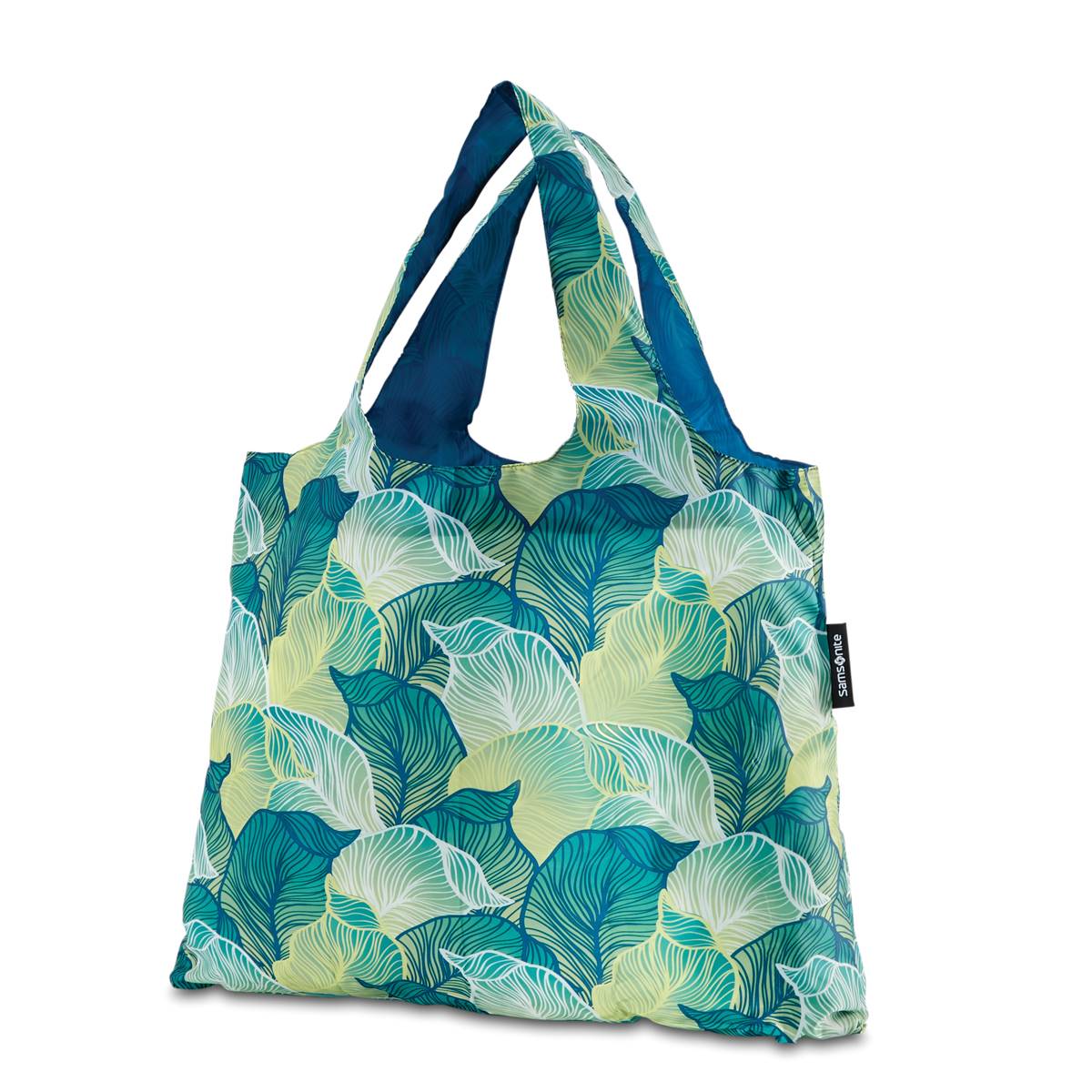 Samsonite Leaf Print Foldable Shopping Bag
