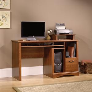 Sauder Camden County Computer Desk-Planked Cherry
