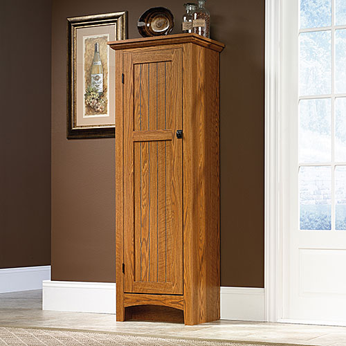 Sauder Summer Home Pantry - Oak